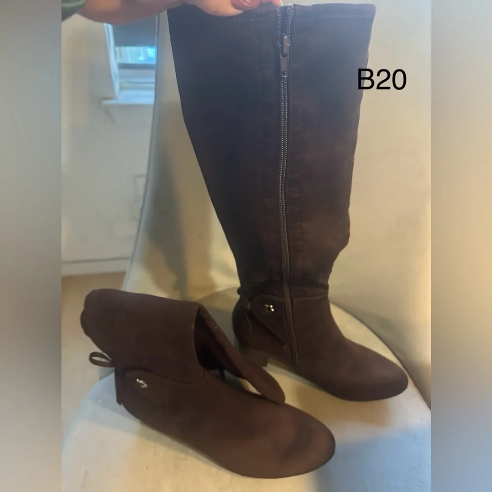 Charter Club Dark Brown Over the Knee Boots